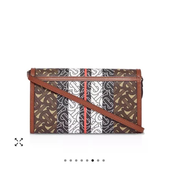 Burberry Monogram Stripe E-Canvas Folding Wallet - Picture 2 of 7